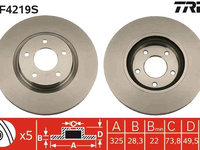 Disc frana TRW DF4219S