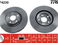 Disc frana TRW DF4230