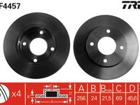 Disc frana TRW DF4457