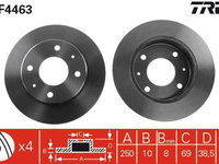 Disc frana TRW DF4463