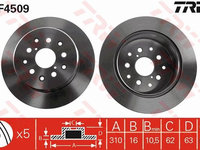 Disc frana TRW DF4509