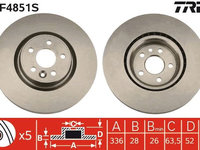 Disc frana TRW DF4851S