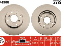 Disc frana TRW DF4908