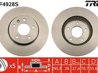 Disc frana TRW DF4928S