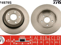 Disc frana TRW DF4979S