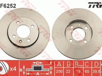 Disc frana TRW DF6252