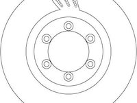 Disc frana TRW DF6881