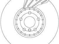 Disc frana TRW DF6890S