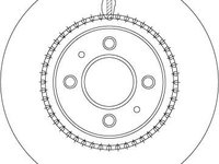Disc frana TRW DF6904