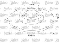 Disc frana VALEO 675405