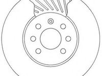 Disc frana VAUXHALL ASTRA Mk IV (G) limuzina, VAUXHALL MERIVA Mk I (A), OPEL ASTRA H (L48) - JURID 562315J