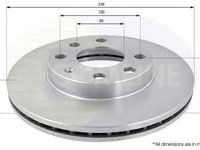 Disc frana VAUXHALL ASTRA Mk IV G limuzina COMLINE ADC1008V