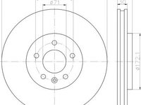 Disc frana VAUXHALL ASTRA Mk VI (J), VAUXHALL ASTRA Mk VI (J) Sports Tourer, OPEL ASTRA GTC J - MINTEX MDC2541