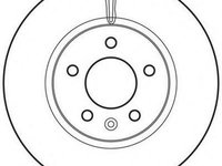 Disc frana VAUXHALL ASTRAVAN Mk V (H), CHEVROLET CRUZE (J300), OPEL ASTRA J - JURID 562631JC