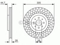 Disc frana ventilat punte fata ALFA ROMEO MiTo (955) (An fabricatie 09.2008 - ..., 140 - 170 CP, Benzina) - OEM - MAXGEAR: 19-4689 - LIVRARE DIN STOC in 24 ore!!!