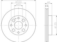 Disc frana ventilat punte fata FORD USA Escort Mk2 Saloon (An fabricatie 09.1991 - 05.1996, 88 CP, Benzina) - OEM - MAXGEAR: 19-2540 - LIVRARE DIN STOC in 24 ore!!!