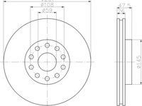 Disc frana ventilat punte fata LANCIA Kappa Saloon (838) (An fabricatie 08.1994 - 10.2001, 124 - 220 CP, Diesel, Benzina) - OEM - MEYLE ORIGINAL GERMANY: 2155210015|215 521 0015 - LIVRARE DIN STOC in 24 ore!!!