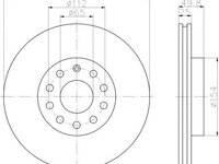 Disc frana VOLKSWAGEN GOLF V Variant (1K5) - OEM - QUARO: QD1754 - Cod intern: W02607666 - LIVRARE DIN STOC in 24 ore!!!