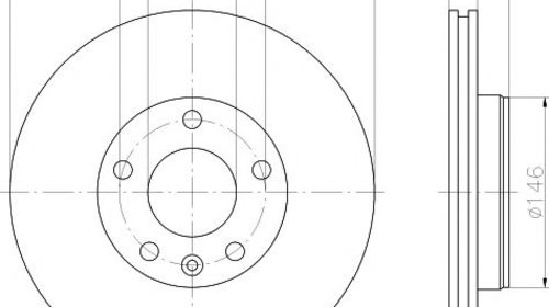 Disc frana VOLKSWAGEN PASSAT (3A2, 35I) - OEM