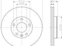 Disc frana VOLKSWAGEN PASSAT Variant (3A5, 35I) - Cod intern: W20057179 - LIVRARE DIN STOC in 24 ore!!!