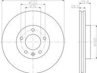 Disc frana VOLKSWAGEN TIGUAN (5N_) - OEM - QUARO: QD8607 - Cod intern: W02607691 - LIVRARE DIN STOC in 24 ore!!!