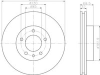 Disc frana VOLKSWAGEN TOUAREG (7LA, 7L6, 7L7) - OEM - MEYLE ORIGINAL GERMANY: 1835211101/PD|183 521 1101/PD - W02771484 - LIVRARE DIN STOC in 24 ore!!!