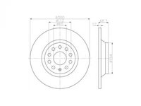 Disc frana Volkswagen VW GOLF VII (5G1, BE1) 2012-2016 #2 0986479A84