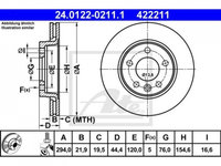 Disc frana Volkswagen VW TRANSPORTER / CARAVELLE Mk V bus (7HB, 7HJ, 7EB, 7EJ, 7EF) 2003-2016 #2 0986479097