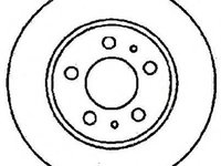 Disc frana VOLVO 240 limuzina (P242, P244), VOLVO 240 Break (P245), VOLVO 260 limuzina (P262, P264) - JURID 561115J