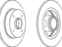 Disc frana VOLVO 460 L 464 FERODO DDF432