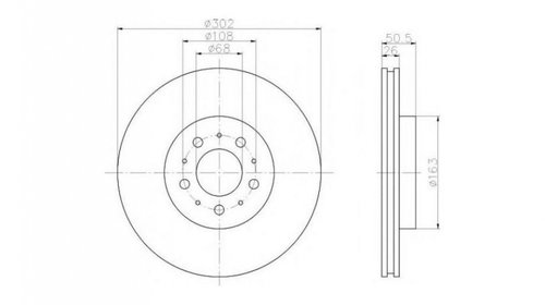 Disc frana Volvo 850 combi (LW) 1992-1997 #2 