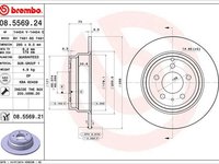 Disc frana VOLVO 850 combi LW BREMBO 08556921