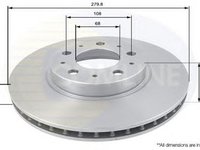 Disc frana VOLVO 850 combi LW COMLINE ADC1904V