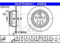 Disc frana Volvo 850 (LS) 1991-1997 #2 08556920