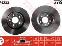 Disc frana VOLVO 850 LS TRW DF4233