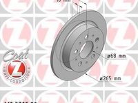 Disc frana VOLVO 940 Mk II (944), VOLVO 940 Mk II combi (945), VOLVO 960 Mk II (964) - ZIMMERMANN 610.3705.20