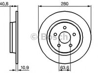 Disc frana VOLVO C30 BOSCH 0986479170