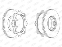 Disc frana VOLVO FL 6 BERAL BCR142A