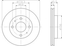 Disc frana VOLVO S40 I VS TEXTAR 92082900