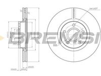 Disc frana VOLVO S40 II MS BREMSI DBB225V