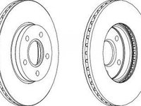 Disc frana VOLVO S40 II MS FERODO DDF1222