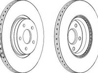 Disc frana VOLVO S40 II MS FERODO DDF1649