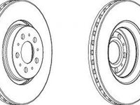 Disc frana VOLVO S60 I FERODO DDF1898