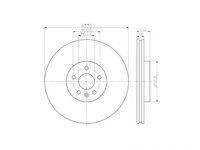 Disc frana Volvo S60 II 2010-2016 #2 0986479395