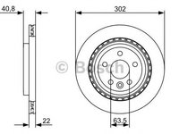 Disc frana VOLVO S60 II - Cod intern: W20270817 - LIVRARE DIN STOC in 24 ore!!!