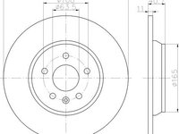 Disc frana VOLVO S60 II - OEM - MEYLE ORIGINAL GERMANY: 5155230010/PD|515 523 0010/PD - W02771580 - LIVRARE DIN STOC in 24 ore!!!