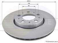 Disc frana VOLVO S70 (LS) (1996 - 2000) COMLINE ADC1907V