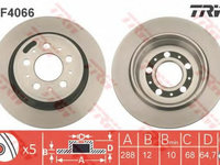 Disc frana VOLVO S70 (LS) (1996 - 2000) TRW DF4066