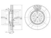 Disc frana VOLVO S80 I TS XY DELPHI BG9514