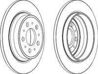 Disc frana VOLVO S80 I TS XY FERODO DDF1079